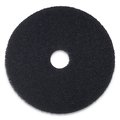 Boardwalk Stripping Floor Pads, 15" Diameter, Black, PK5 BWK4015BLA